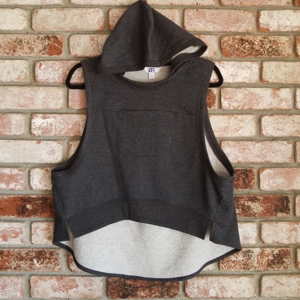 Hi-low hooded JoyLab sleeveless sweatshirt
